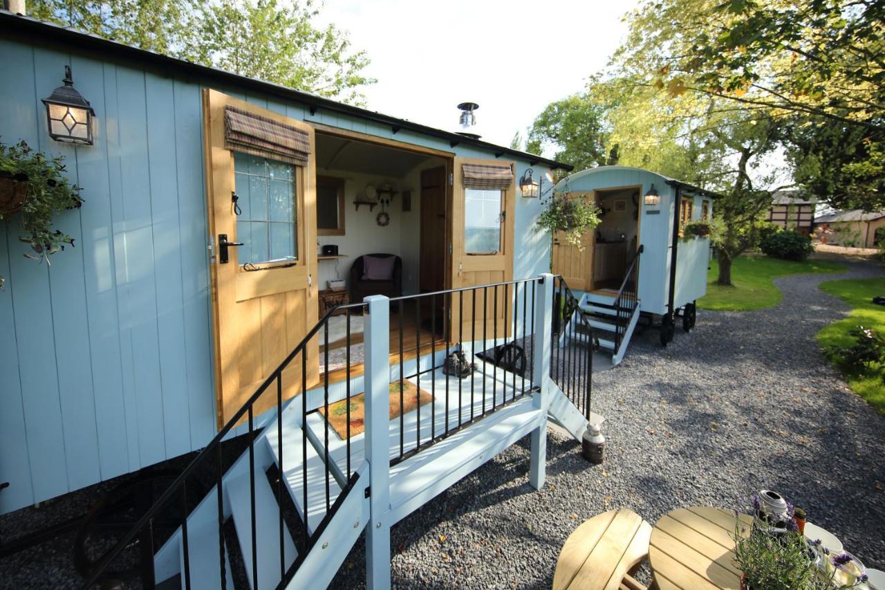 Upper Gelli Luxury Holiday Lodge, Converted Dairy & Cosy Shepherds Huts Welshpool Exterior photo